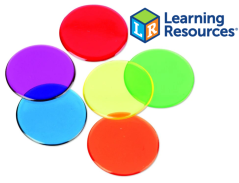 Průhledné žetony (6 barev) - 250 ks - Learning Resources