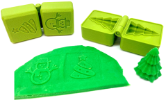 Obtiskovací kostička + formička - VÁNOCE