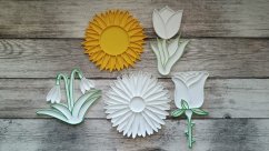 Vysypávací tácek - květiny