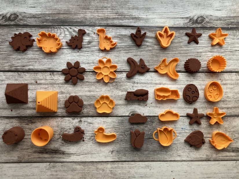 mini-bábovičky (různé druhy uvnitř) - Motiv bábovky: cup cake