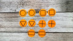 Hmatové pexeso - ZÁKLADNÍ TVARY