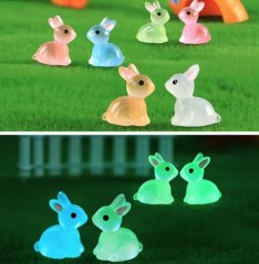 Králíčci z pryskyřice barevní