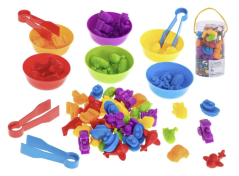 Třídění barevných ZVÍŘÁTEK / VOZIDEL / DINO