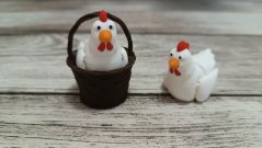 Pohyblivá (flexibilní) slepička a košík