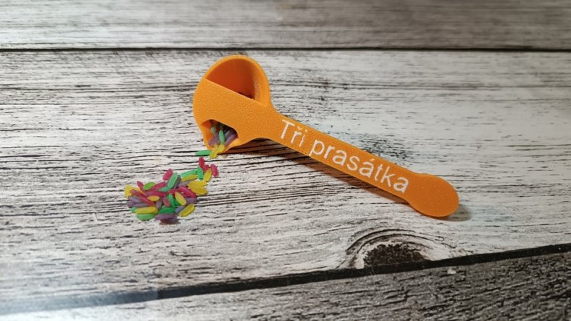Naběračka-Lžička malá/velká,  L/P - velikost naběračky: menší