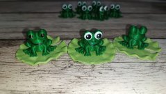 Žabka a list leknínu