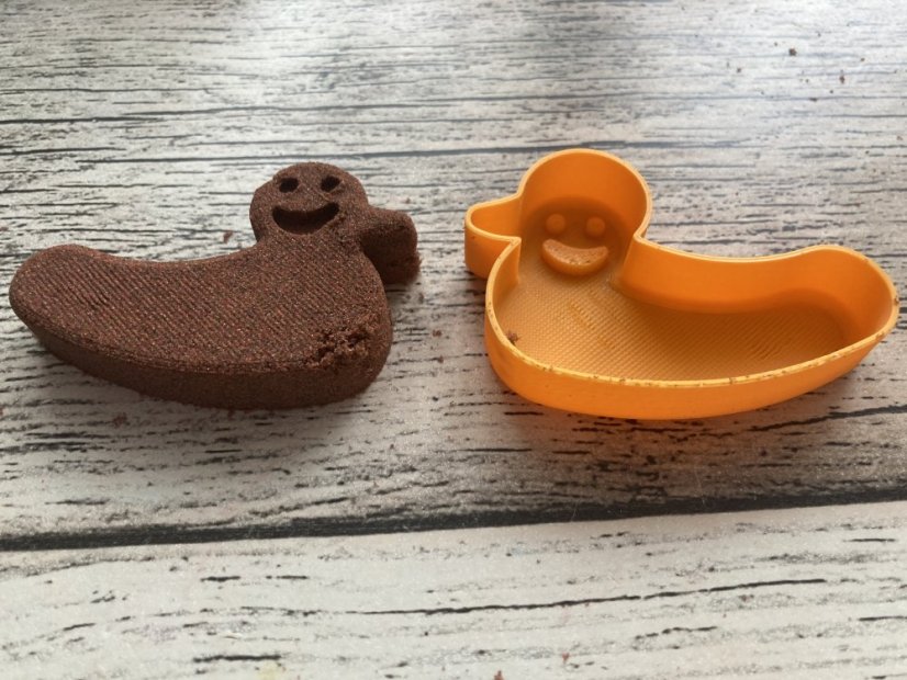 mini-bábovičky (různé druhy uvnitř) - Motiv bábovky: dino - dlouhokrk