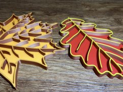 Vysypávací tácek - LIST JAVOR