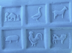 Obtiskovací kostička - FARMA