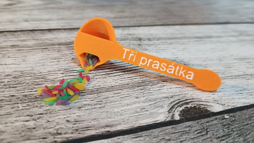 Naběračka-Lžička malá/velká,  L/P - velikost naběračky: menší