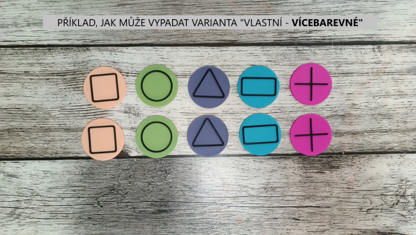 Hmatové pexeso - BAREVNÉ OBRÁZKY