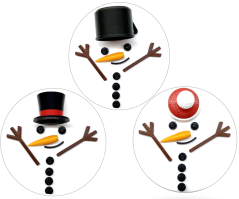 Skládací sněhuláci