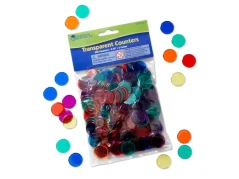 Průhledné žetony (6 barev) - 250 ks - Learning Resources