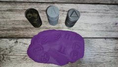 Obtiskávací VÁLEČKY - DOPRAVA (3 vzory)