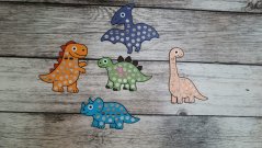 Pompomové tácky - Dinosauři