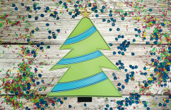 Vysypávací tácek - VÁNOČNÍ STROMEK