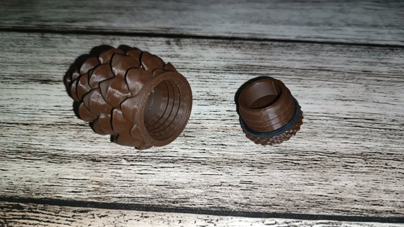 schránka pro hru geocaching - borovicová ŠIŠKA