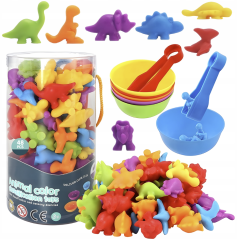 Třídění barevných ZVÍŘÁTEK / VOZIDEL / DINO