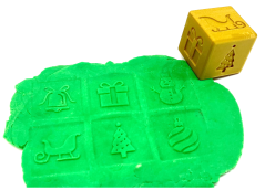 Obtiskovací kostička - VÁNOCE