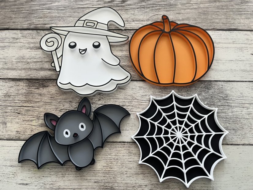 Vysypávací tácky - HALLOWEEN, různé druhy