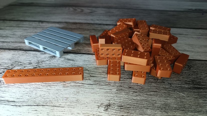 Cihličky set Developer (50ks + 1 překlad + paleta)
