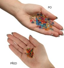 Vodní perly cca 5 000 ks, mix barev