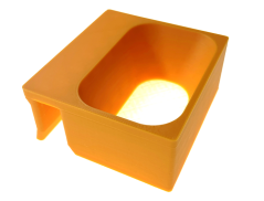 Třídící misky s průsvitným dnem oranžové (k LED panelu)