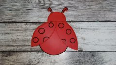 Vysypávací tácek - beruška