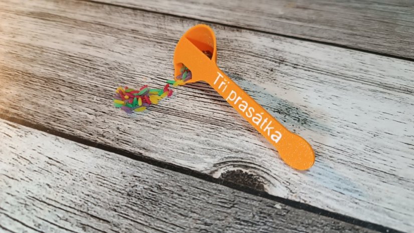 Naběračka-Lžička malá/velká,  L/P - velikost naběračky: menší