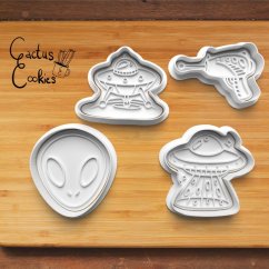 Vykrajovátka - VESMÍR, UFO (různé sety)