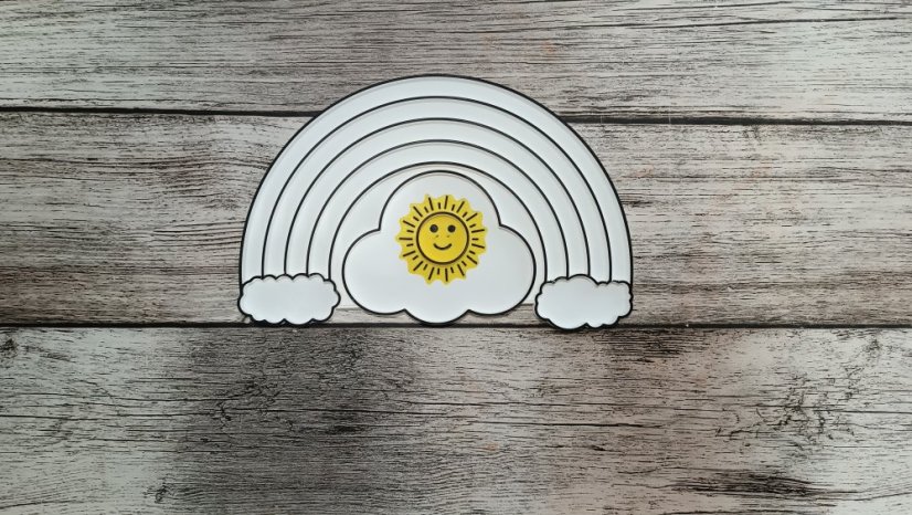 Vysypávací tácek - DUHA