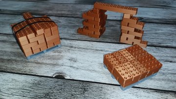 Skládačky a třídění - Varianty - VŠECHNY DOPLŇKY (á 4ks, šlehačky á 1ks) - VIZ POPIS