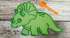 Vysypávací tácek - TRICERATOPS (2 velikosti)