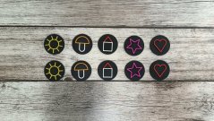 Hmatové pexeso - BAREVNÉ OBRÁZKY